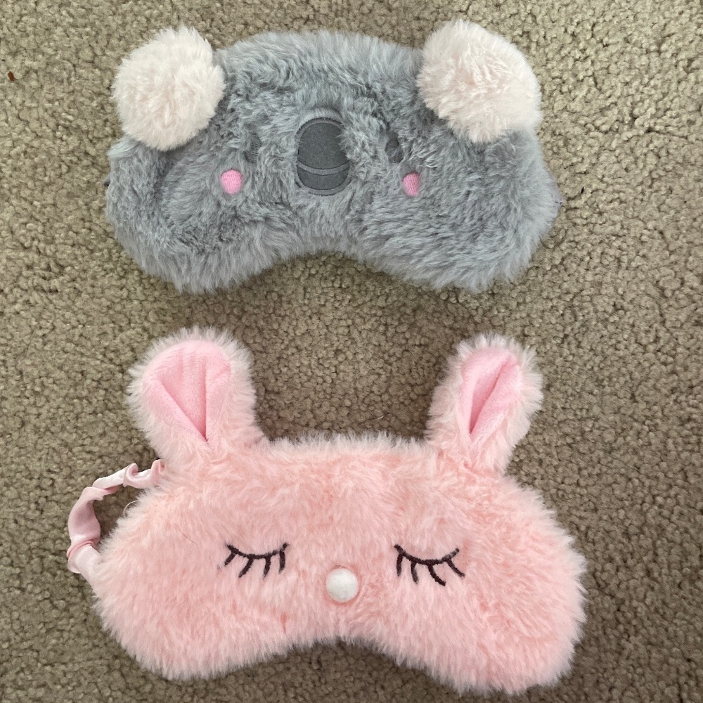 Kids Bunny and Koala Sleeping Eye Masks